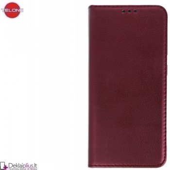 Telone dirbtinos odos dėklas - bordo spalvos (Google Pixel 8)